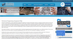 Desktop Screenshot of mechanicalengineeringassignmenthelp.com